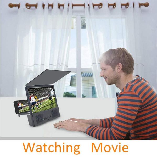 

cell phone mounts & holders 8in screen magnifier 3d smart movies with speaker for all dja99