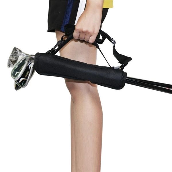 

golf training aids portable mini club nylon carrying bag practice travel case with adjustable shoulder strap