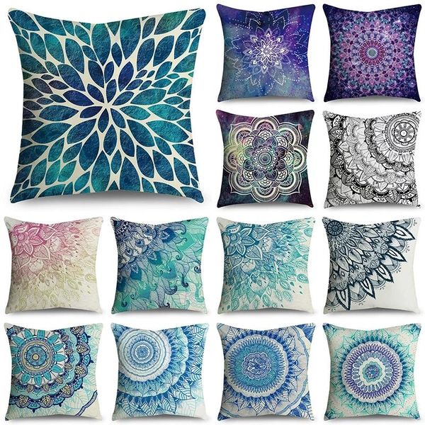

cushion/decorative pillow decorative mandala case 45*45cm polyester cushion cover home decoration throw bohemia chair sofa cojin boho