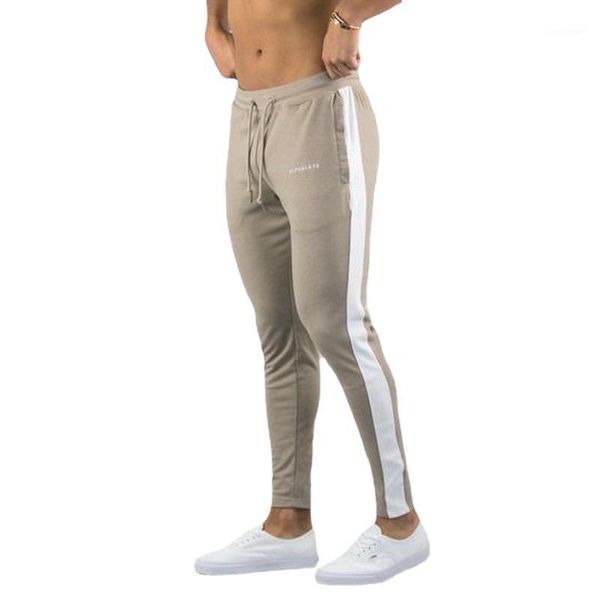

men's pants autumn and winter sports jogging slim fit feet leisure trousers, Black