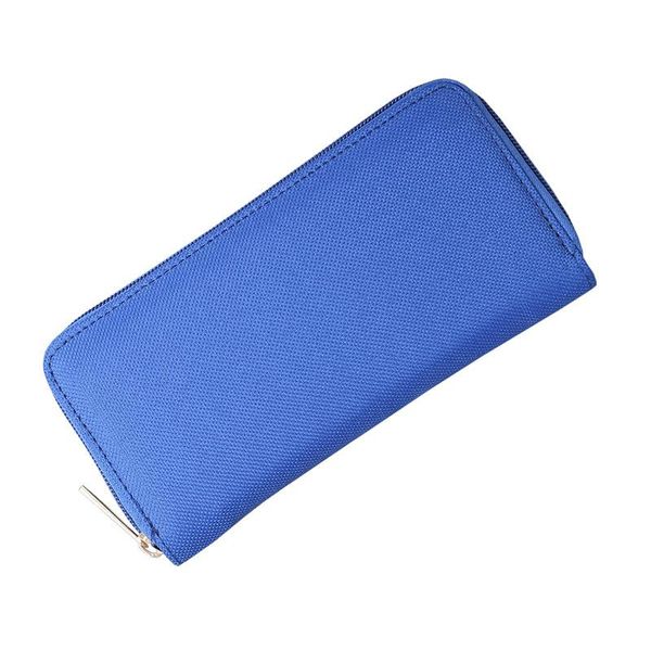 

wallets ladies clutch purse simple solid color oxford cloth wallet card holder, Red;black