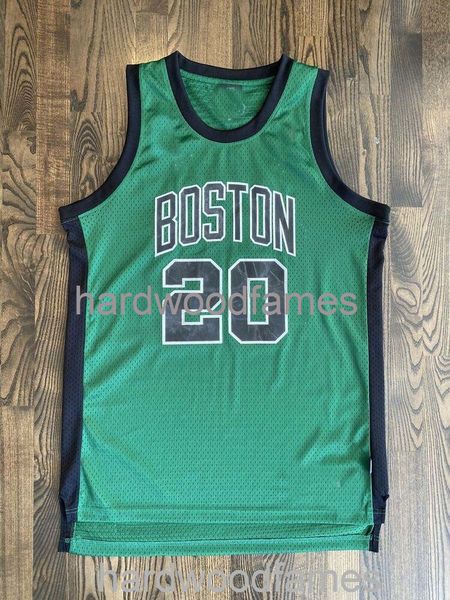 Costume Costume Vintage Ray Allen # 20 Jersey homens mulheres juventude jerseys de basquete xs-6xl