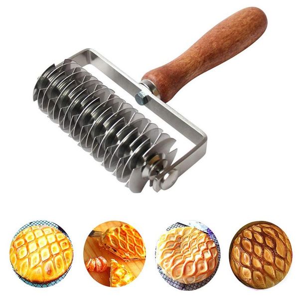 

1pc baking tool pull net wheel knife pizza pastry lattice roller cutter for dough cookie pie craft kitchen accessories #g3 & tools