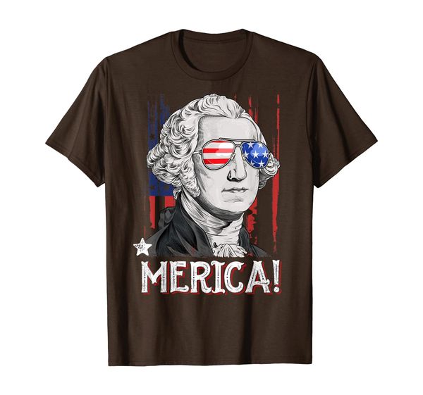 

george washington merica t shirt 4th of july men women gifts, White;black