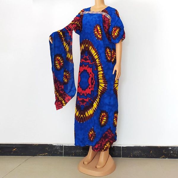 

ethnic clothing 2021 design african dresses for women muslim sequins fashion print long maxi dress with scarf, Red