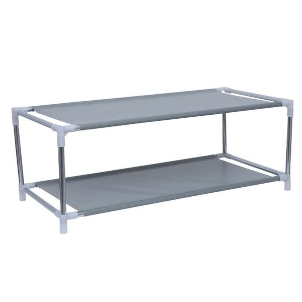 

clothing & wardrobe storage space saving shoes rack double creative metal shoe holder