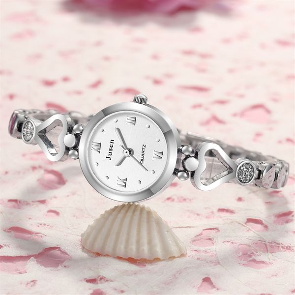 

elegant watches for ladies fashion designers simple temperament leisure bracelet women watch trendy small diamond steel strap student busine, Slivery;brown