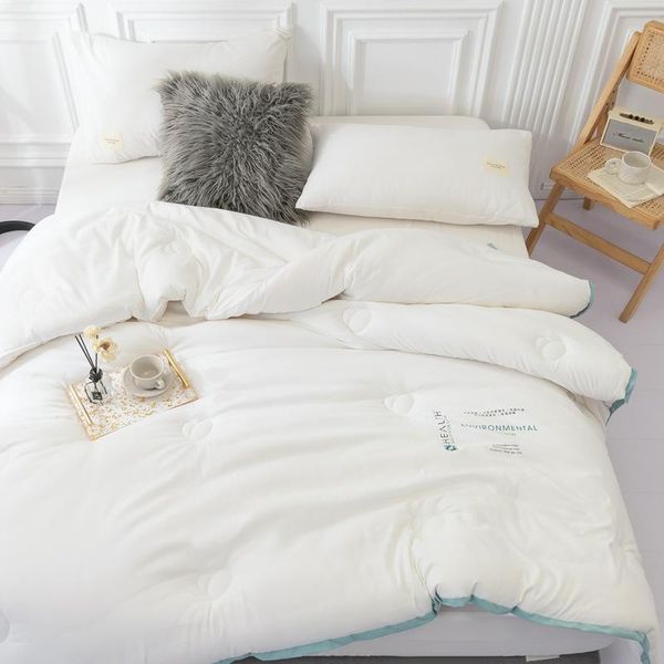 

comforters & sets cotton bedding luxury soft pure colors duvet cover home textiles embroidery bed
