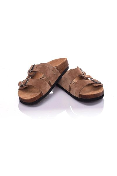 

brand slippers orthopedic leather women sandal open toe flat casual slides summer outdoor beach female flip flops, Black