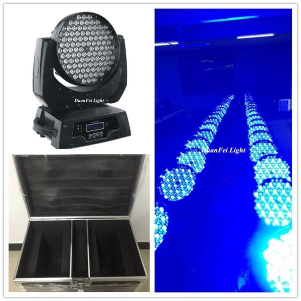 

effects (6lot/case) christmas light show dj moving head wash rgbw led 108x3w