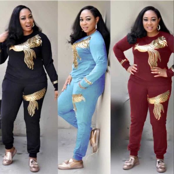 

two piece set women tracksuit clothes lounge wear club outfits sweat suits cropbodysuit joggers fashion long sleeve t200629, Gray