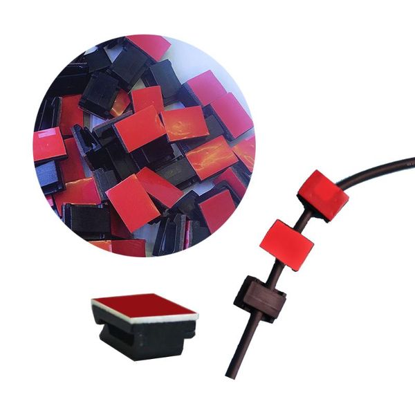 

other vehicle tools adhesive cable clips wire clamps car organizer cord tie holder 50pcs 100pcs fixed clip