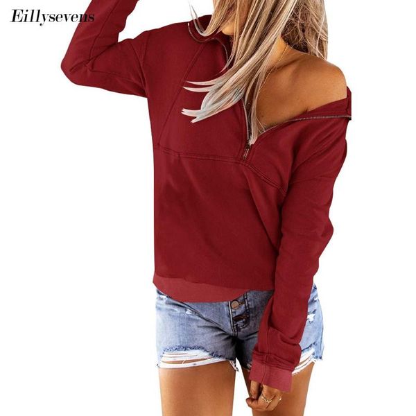 

warm winter autumn zipper turtleneck sweatshirts women pullover thick fleece soft elasticity stretch crop hoodies outwear women's &, Black