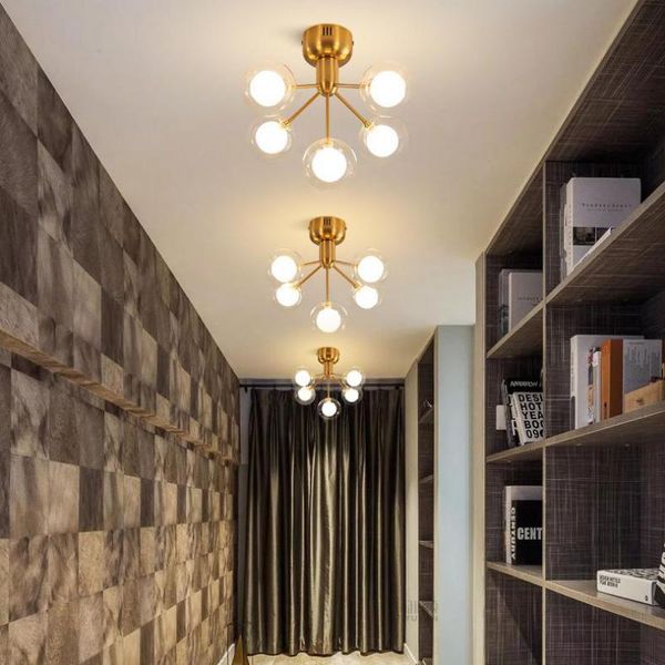 

ceiling lights nordic aisle modern minimalist lamps warm creative personality corridors home balcony led lighting