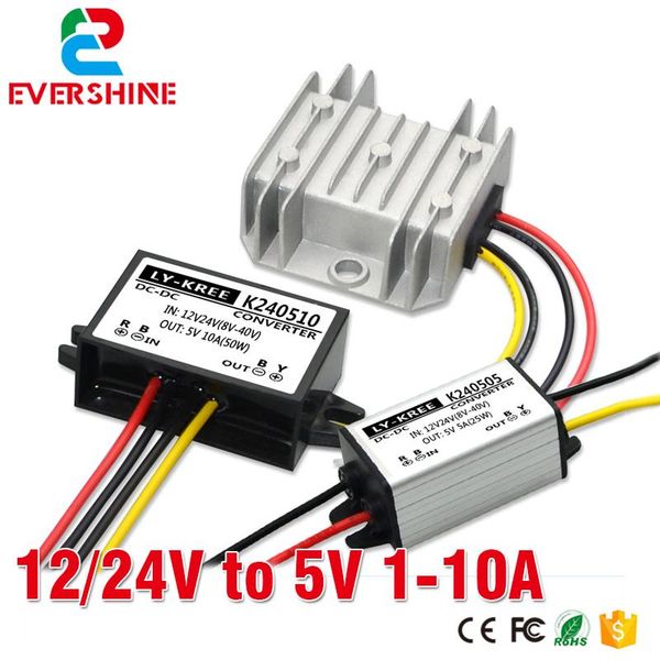 

to 5v power converter 24v buck module 1a 2a 3a 5a 6a 10a led modules