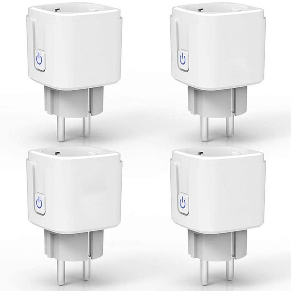 

smart power plugs tuya mini wifi plug eu 16a socket compatible with alexa google assitant life app control