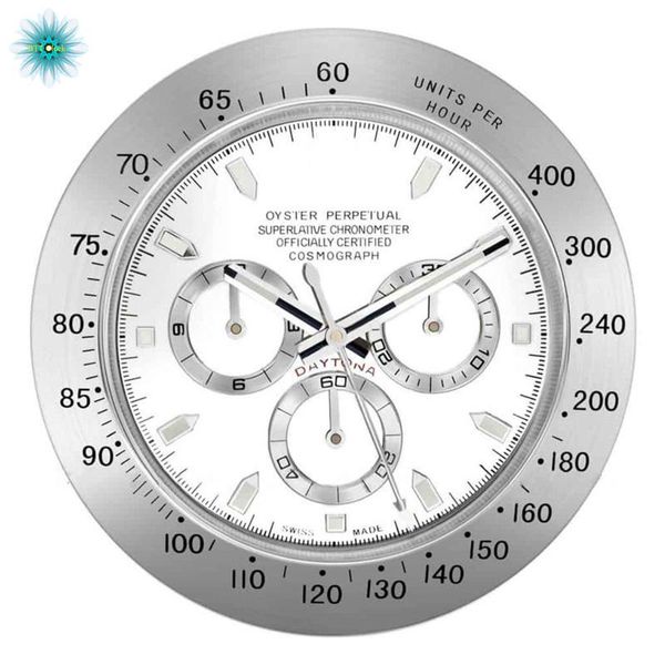 

wall clocks luxury clock date working metal home decor large modern vintage 34cm