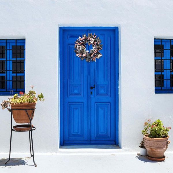 

decorative flowers & wreaths wreath patriotic independence day decoration for usa