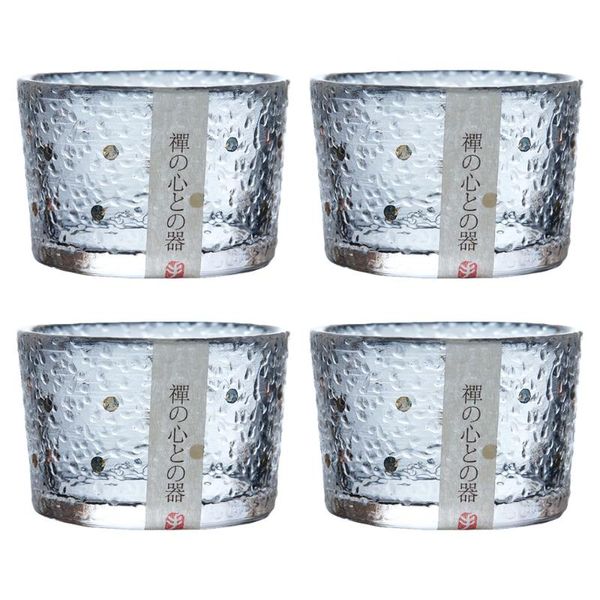 

cups & saucers 4pcs japanese-style sake cup drinking tea universal glass