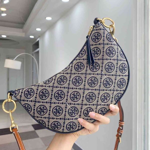 

2021tb new shell jacquard trend women's single shoulder cross arm bag