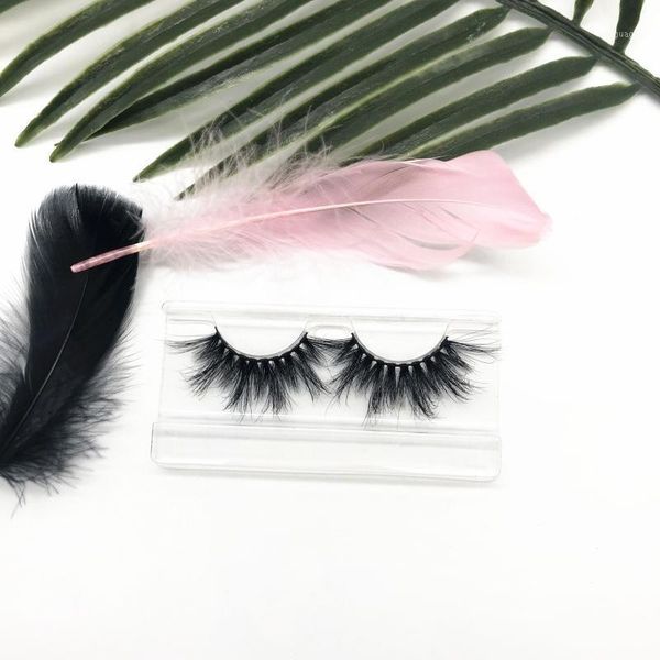 

hand made 25 mm false eyelashes 3d mink lashes long faux cils for makeup1