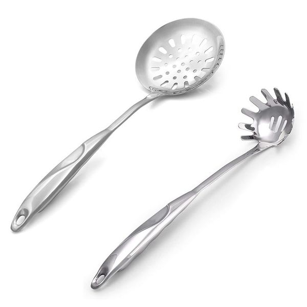 

colanders & strainers slotted squeegee with ergonomic handle, colander, cooking utensils for the kitchen