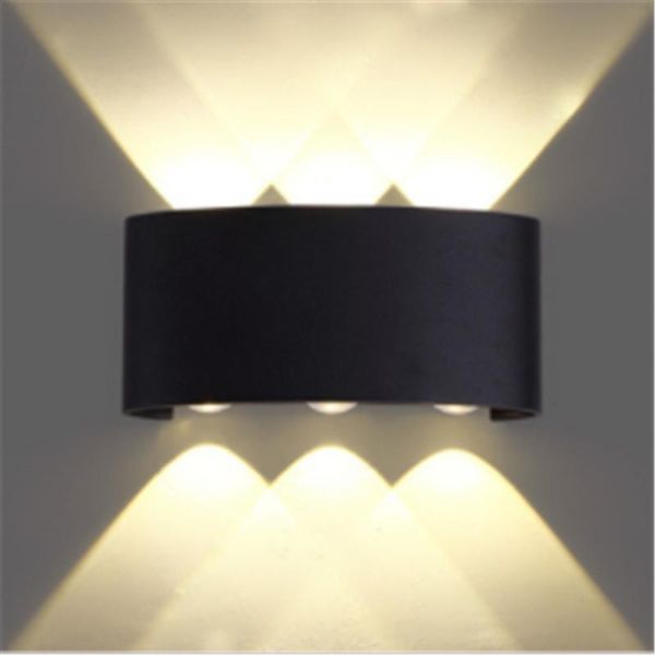 

outdoor wall lamps aluminum waterproof led light 6w 20pcs mounted indoor lighting