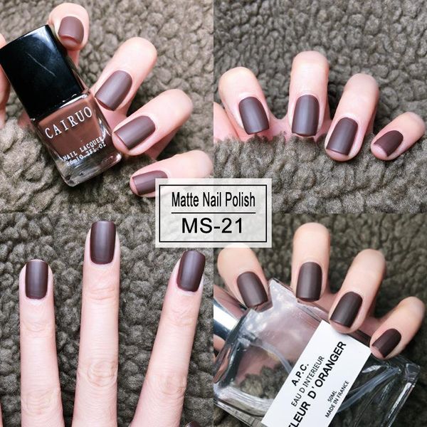 

nail polish 31 color matte satin velvet long lasting non-peelable scrub bottle