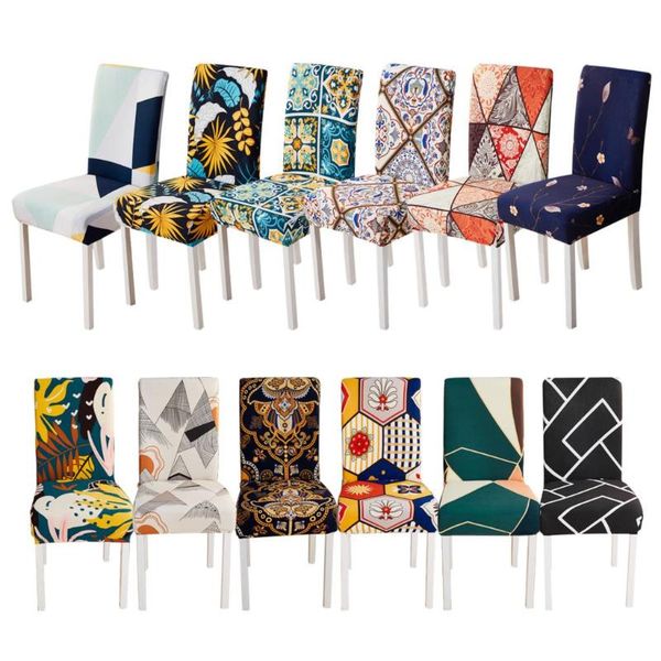 

chair covers jacquard cover fabric removable protector cushion high back seat for sofa armchairs kitchen dining room 1/2/4/6 pcs