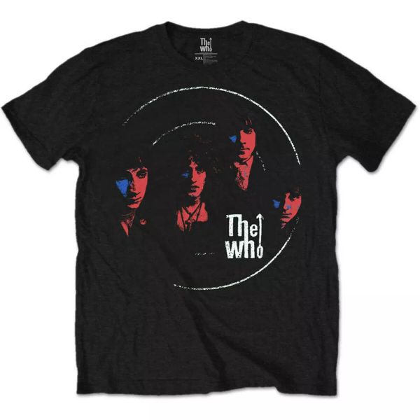 

the who soundwaves licensed men t-shirt, White;black