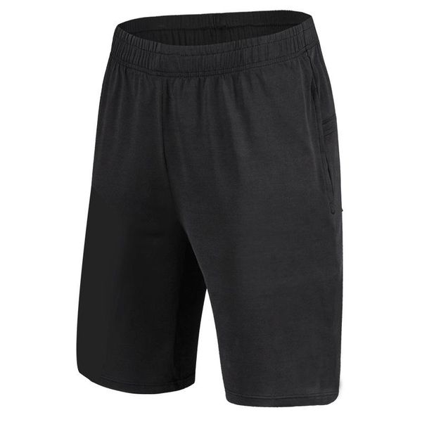 

sports shorts men's running fitness training capris summer fast dry loose reflective basketball, Black;blue