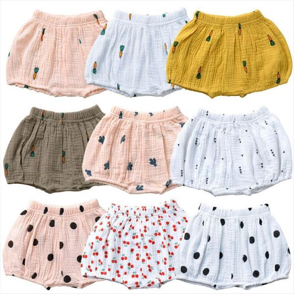 

summer 0 3t newborn baby boy girl kids pants shorts bottoms pp linen bloomer panties, Black