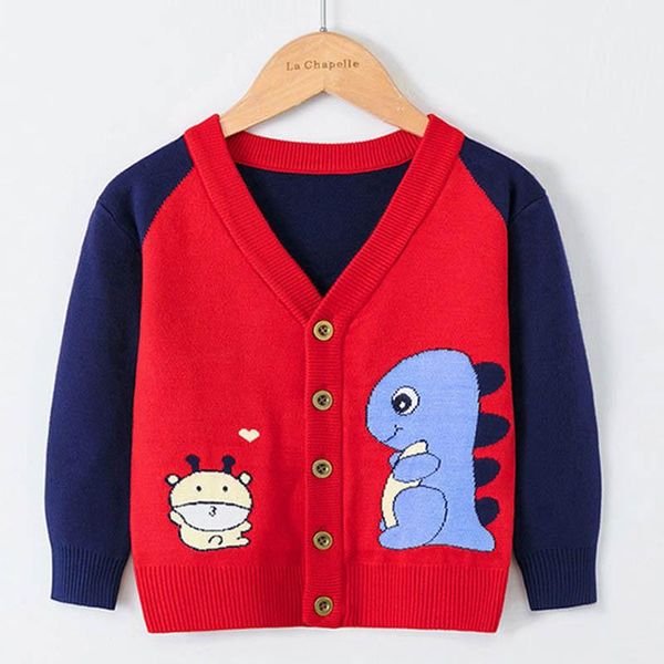 

jackets kids knitting cartoon cardigan autumn winter baby girl boys sweater coat girls children clothes, Blue;gray