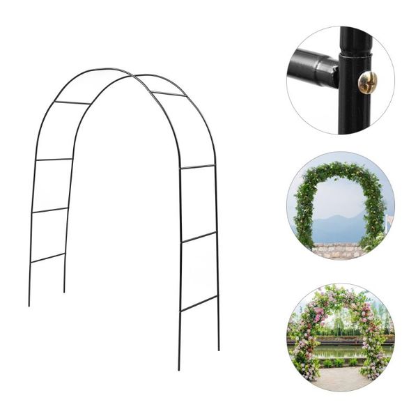 

set metal arch wedding garden climbing plant bridal party decoration arbor