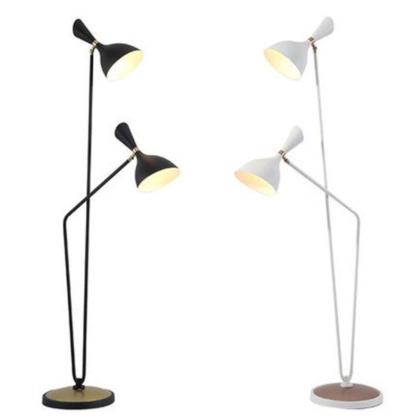 

modern led glas floor reading light lamp stand steel metal tripod lamps