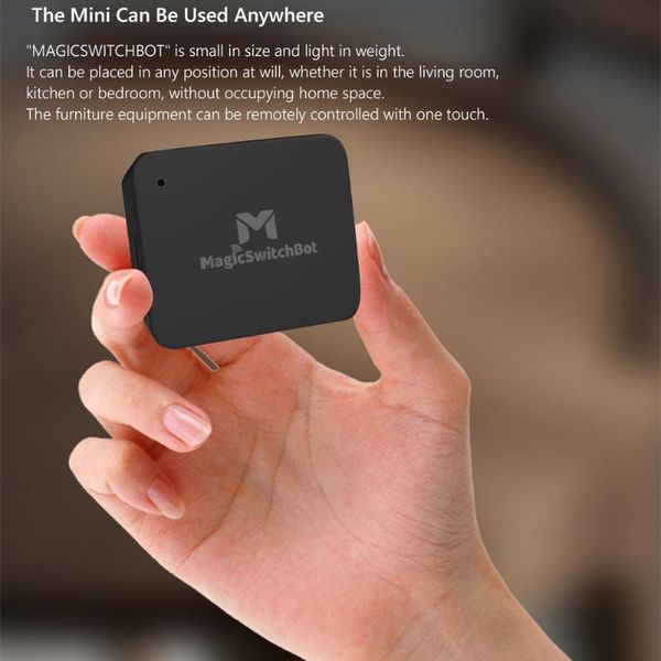 

switch button pusher easily installation personal bluetooth car elements for garage wall app timer control black smart home