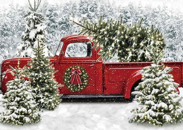 

party decoration christmas theme car snowflake background banner pography