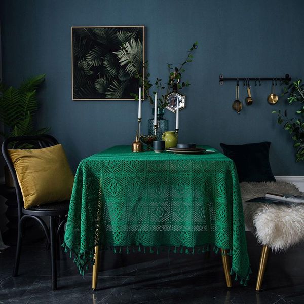 

table cloth retro handmade crochet tablecloth round lace hollow cotton cover piano towel vintage dining background