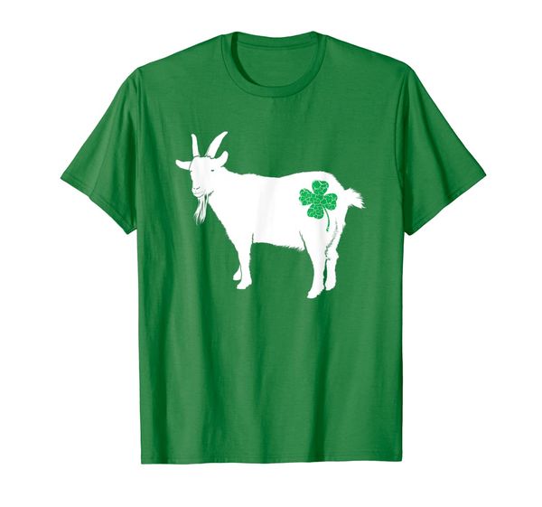 

irish goat shirt - st patricks day lucky farmer gift tshirt, White;black
