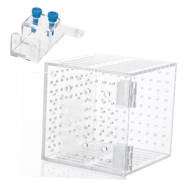 

aquariums 1pc transparent aquarium fish breeding box practical isolation