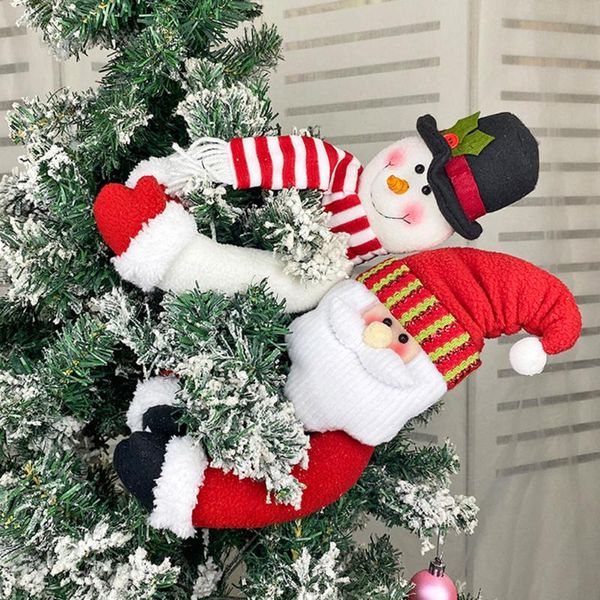 

curtain & drapes 2pcs christmas style buckle decorative ring (old man + snowman)