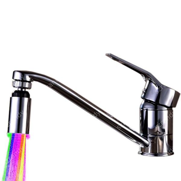 

other faucets, showers & accs multicolor fast flashing water power led nozzles for kitchen