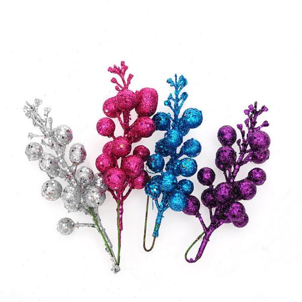 

christmas decorations tree decoration fruit wreath rattan accessories gold powder sequins simulation cherry berry