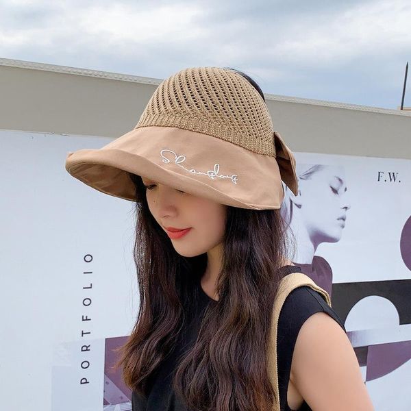 

bucket hat 2021 ese knitted fisherman's covers face and breathes well for women, Blue;gray