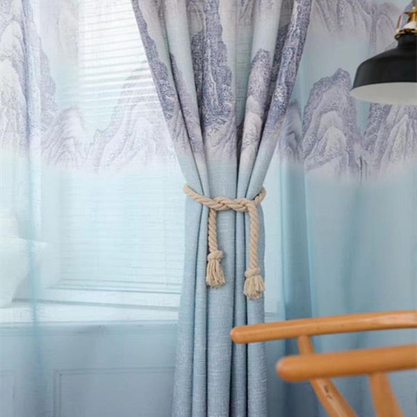 

curtain & drapes chinese style living room, studio and workshop of cotton shading curtains processing customized products
