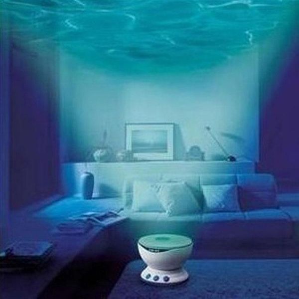 

quality home decor ocean daren waves led night light projector sea wave projection lamp with speaker floor lamps