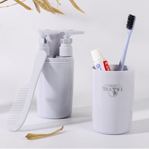 

bath accessory set guret portable travel cup toothpaste toothbrush partition storage case outdoor bathroom accessories creative wash