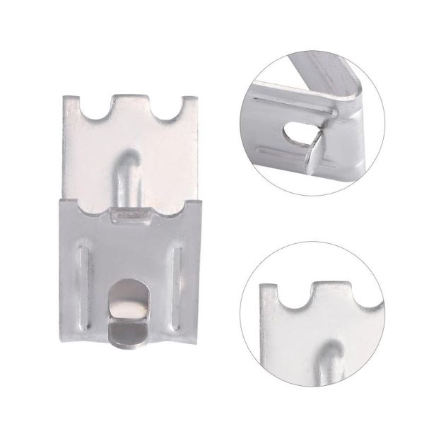 

hooks & rails 20 pcs cooler shelf support stainless steel hook replacement buckles