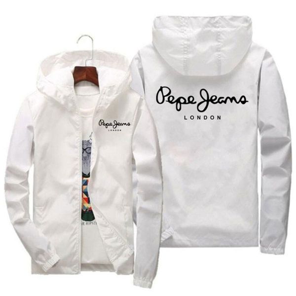 

men's jackets spring jacket windbreaker hooded zipper thin sports casual large size 7xl, Black;brown