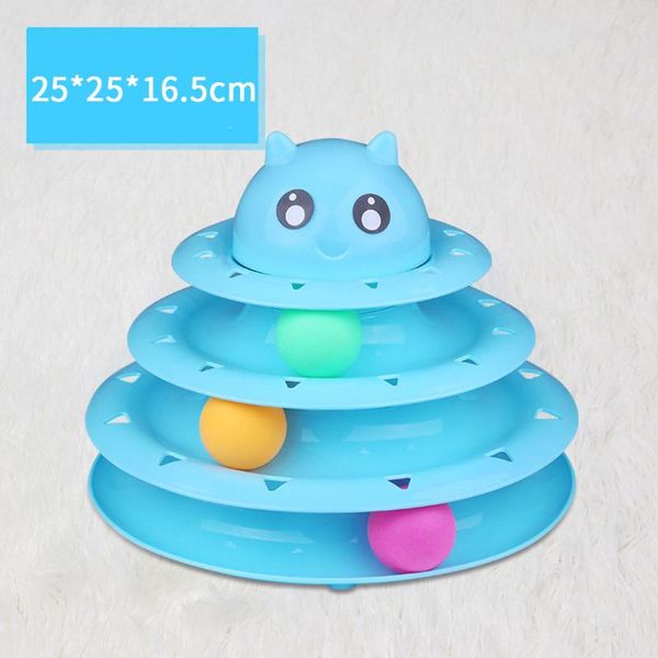 

cat toys 4 levels toy tower tracks interactive intelligence training amusement plate pet products tunnel